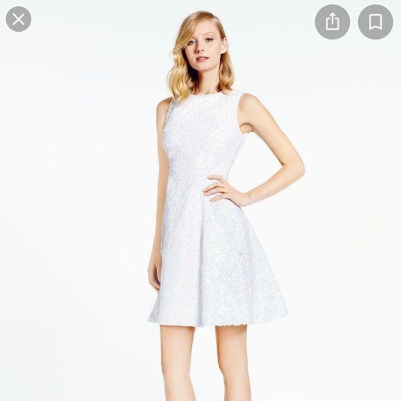 Kate Spade Fit & Flare Sleeveless Bow Back Dress - Picture 2 of 8